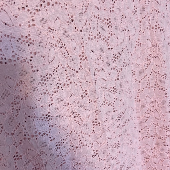 🫟5 for $25🫟 Torrid Pink Lace Long Sleeve Top - Picture 4 of 8